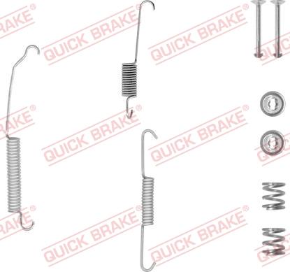 QUICK BRAKE 105-0701-1 - Комплектующие, барабанный тормозной механизм avtokuzovplus.com.ua