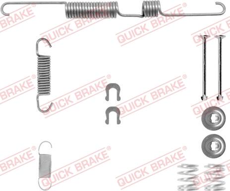 QUICK BRAKE 105-0738-1 - Комплектующие, барабанный тормозной механизм avtokuzovplus.com.ua