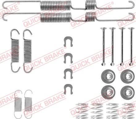 QUICK BRAKE 1050738 - Комплектующие, барабанный тормозной механизм avtokuzovplus.com.ua