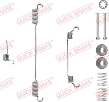 QUICK BRAKE 10507401R - Комплектуючі, барабанний гальмівний механізм autocars.com.ua