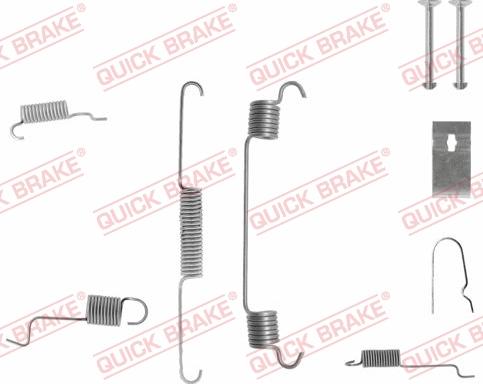 QUICK BRAKE 10507421R - Комплектующие, барабанный тормозной механизм avtokuzovplus.com.ua