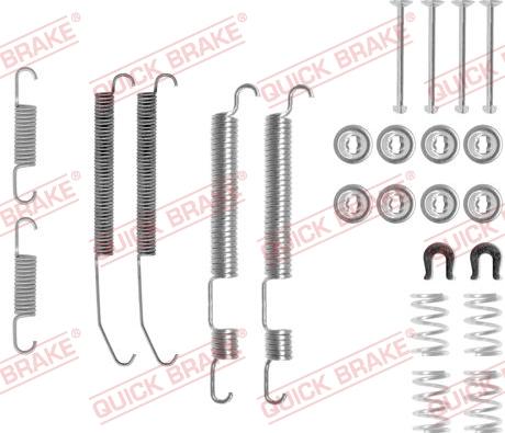 QUICK BRAKE 105-0759 - Комплектующие, барабанный тормозной механизм avtokuzovplus.com.ua