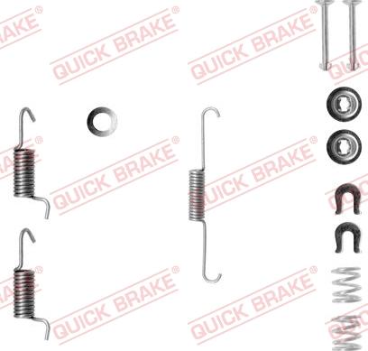 QUICK BRAKE 105-0788-1 - Комплектующие, стояночная тормозная система autodnr.net