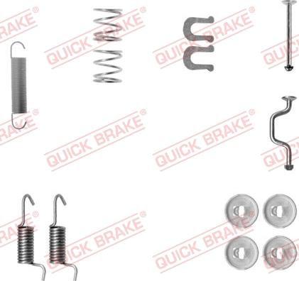 QUICK BRAKE 105-0810-1 - Комплектуючі, гальмівна система autocars.com.ua