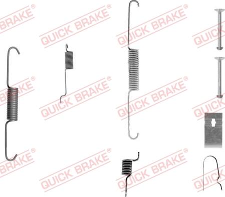 QUICK BRAKE 105-0811-1 - Комплектующие, барабанный тормозной механизм avtokuzovplus.com.ua