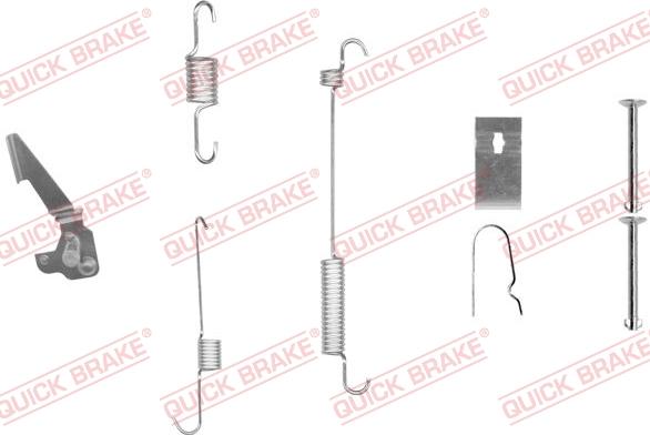 QUICK BRAKE 105-0846X-1R - Комплектующие, барабанный тормозной механизм avtokuzovplus.com.ua