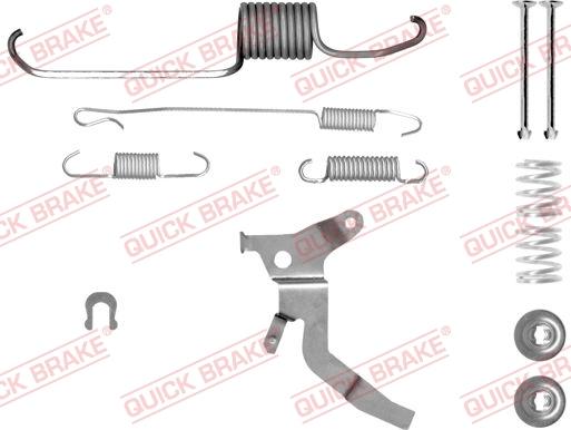 QUICK BRAKE 105-0864X-1R - Комплектуючі, барабанний гальмівний механізм autocars.com.ua