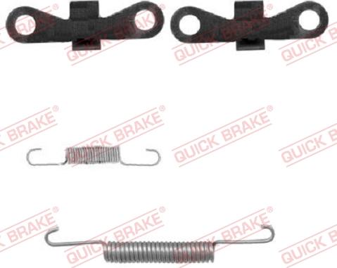 QUICK BRAKE 105-0869-1 - Комплектуючі, гальмівна система autocars.com.ua