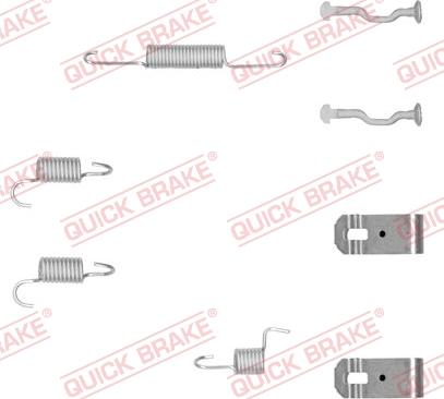 QUICK BRAKE 105-0876-1 - Комплектующие, стояночная тормозная система avtokuzovplus.com.ua