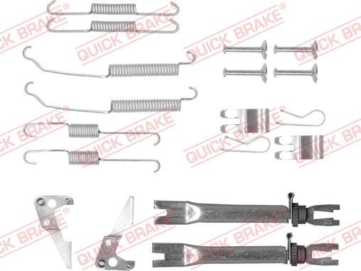 QUICK BRAKE 105-0882S - Комплектующие, барабанный тормозной механизм avtokuzovplus.com.ua