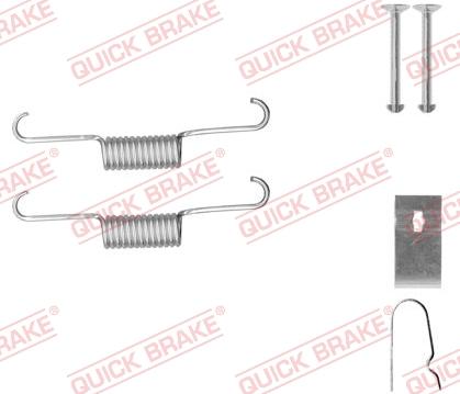 QUICK BRAKE 105-0884-1 - Комплектуючі, гальмівна система autocars.com.ua