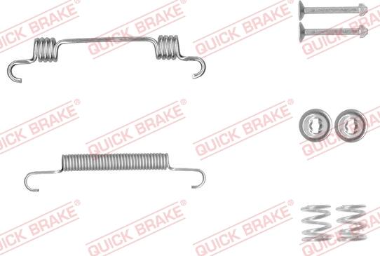 QUICK BRAKE 105-0887-1 - Комплектуючі, гальмівна система autocars.com.ua