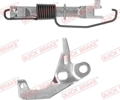 QUICK BRAKE 10853001-1L - Комплект регулятора, барабанный тормозной механизм avtokuzovplus.com.ua