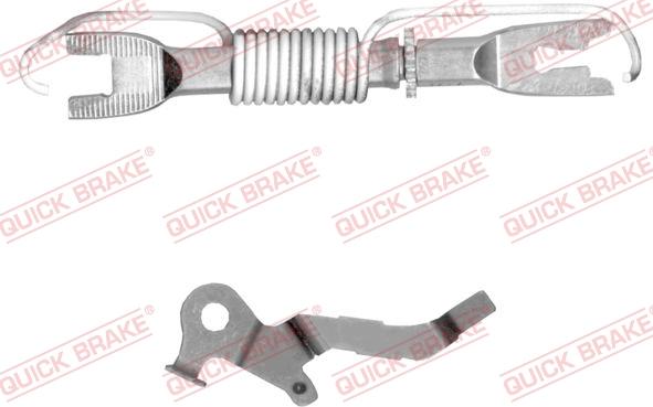 QUICK BRAKE 10853007-1L - Комплект регулятора, барабанный тормозной механизм avtokuzovplus.com.ua