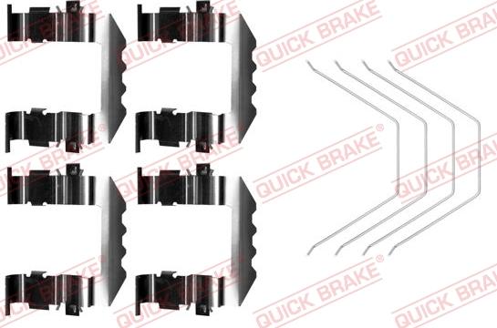 QUICK BRAKE 1090018 - Комплектующие для колодок дискового тормоза avtokuzovplus.com.ua