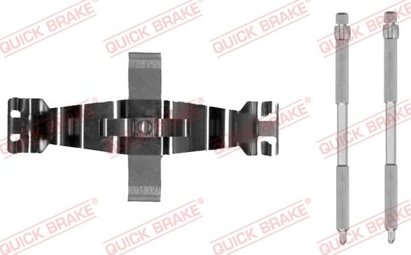 QUICK BRAKE 109-0022-1 - Комплектуючі, колодки дискового гальма autocars.com.ua