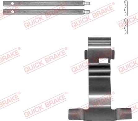 QUICK BRAKE 109-0043-1 - Комплектующие для колодок дискового тормоза avtokuzovplus.com.ua