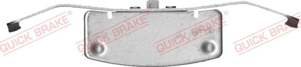 QUICK BRAKE 109-0052R-1 - Комплектующие для колодок дискового тормоза avtokuzovplus.com.ua