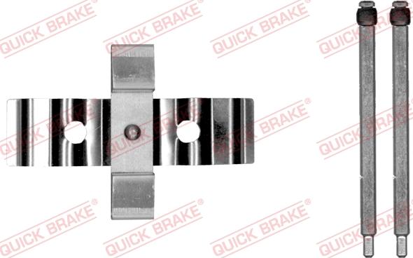 QUICK BRAKE 109-0054-1 - Комплектуючі, колодки дискового гальма autocars.com.ua