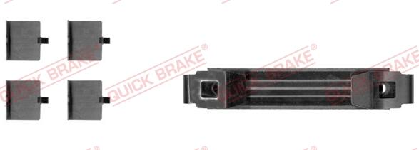 QUICK BRAKE 109-0056-1 - Комплектующие для колодок дискового тормоза avtokuzovplus.com.ua