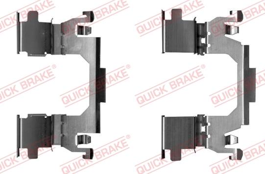 QUICK BRAKE 109-0061R-1 - Комплектующие для колодок дискового тормоза autodnr.net