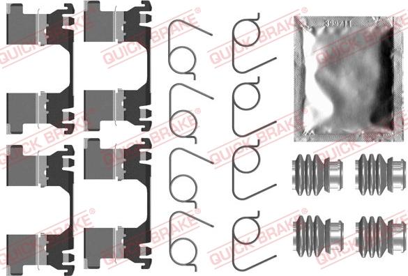 QUICK BRAKE 1090091 - Комплектующие для колодок дискового тормоза avtokuzovplus.com.ua