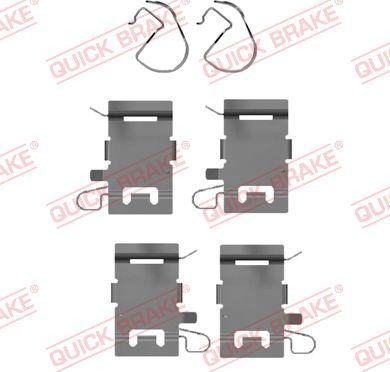 QUICK BRAKE 109-0183R-1 - Комплектующие для колодок дискового тормоза avtokuzovplus.com.ua