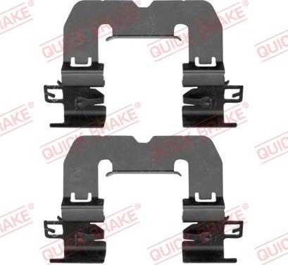 QUICK BRAKE 109-0188R-1 - Комплектуючі, колодки дискового гальма autocars.com.ua
