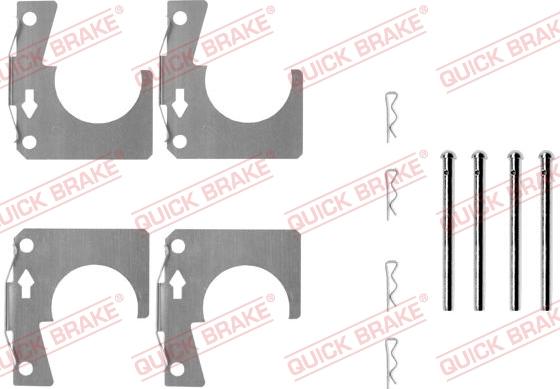 QUICK BRAKE 109-0914 - Комплектующие для колодок дискового тормоза avtokuzovplus.com.ua