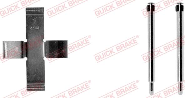 QUICK BRAKE 109-0925-1 - Комплектующие для колодок дискового тормоза avtokuzovplus.com.ua