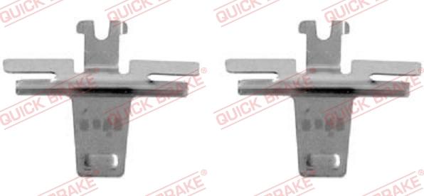 QUICK BRAKE 109-1018-1 - Комплектующие для колодок дискового тормоза avtokuzovplus.com.ua