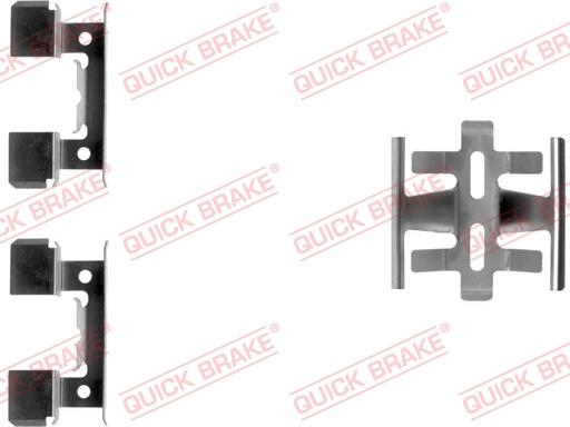 QUICK BRAKE 109-1022-1 - Комплектующие для колодок дискового тормоза autodnr.net