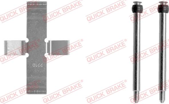 QUICK BRAKE 109-1040-1 - Комплектующие для колодок дискового тормоза avtokuzovplus.com.ua