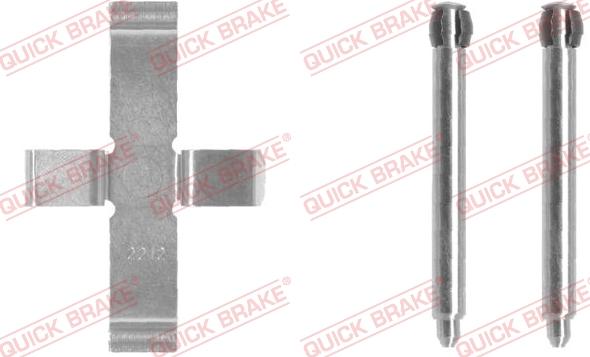 QUICK BRAKE 109-1046-1 - Комплектующие для колодок дискового тормоза avtokuzovplus.com.ua