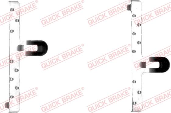 QUICK BRAKE 109-1048-1 - Комплектующие для колодок дискового тормоза avtokuzovplus.com.ua