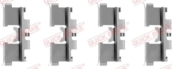 QUICK BRAKE 1091068 - Комплектующие для колодок дискового тормоза autodnr.net