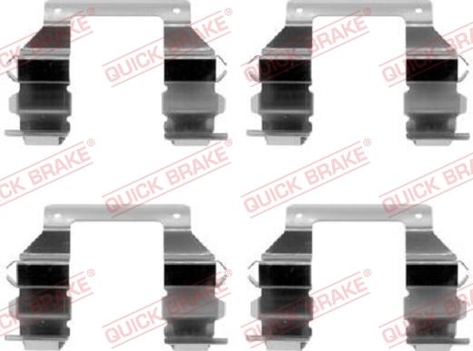 QUICK BRAKE 1091103 - Комплектующие для колодок дискового тормоза autodnr.net