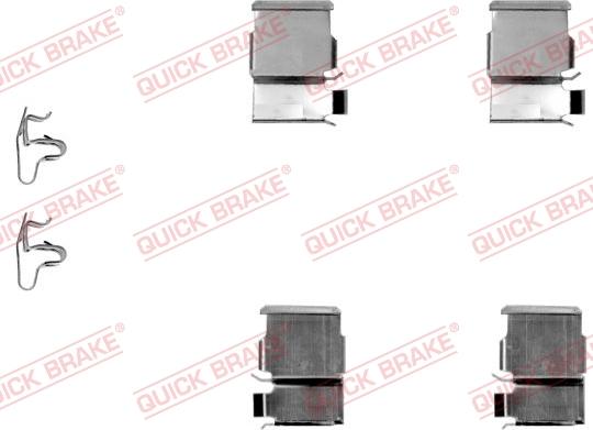 QUICK BRAKE 109-1133-1 - Комплектующие для колодок дискового тормоза avtokuzovplus.com.ua