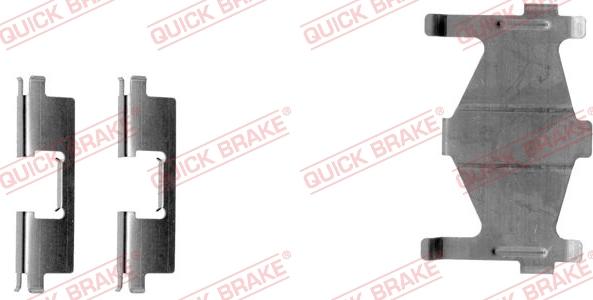 QUICK BRAKE 109-1136-1 - Комплектующие для колодок дискового тормоза avtokuzovplus.com.ua