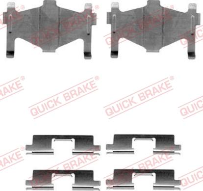 QUICK BRAKE 109-1136 - Комплектующие для колодок дискового тормоза avtokuzovplus.com.ua