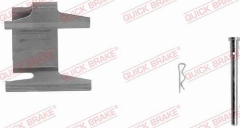 QUICK BRAKE 109-1142-1L - Комплектующие для колодок дискового тормоза avtokuzovplus.com.ua