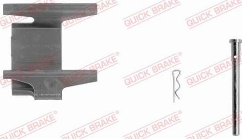 QUICK BRAKE 109-1142-1R - Комплектующие для колодок дискового тормоза avtokuzovplus.com.ua