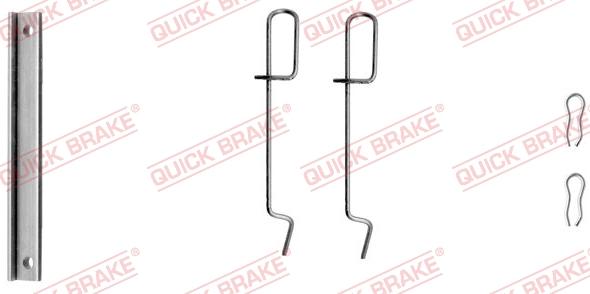 QUICK BRAKE 109-1151-1 - Комплектующие для колодок дискового тормоза avtokuzovplus.com.ua