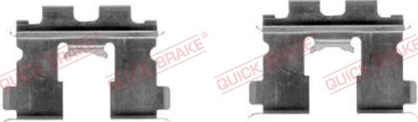 QUICK BRAKE 109-1163-1 - Комплектующие для колодок дискового тормоза autodnr.net
