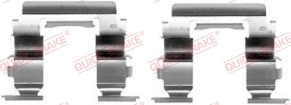 QUICK BRAKE 109-1181-1 - Комплектующие для колодок дискового тормоза avtokuzovplus.com.ua