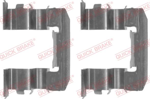 QUICK BRAKE 109-1184-1 - Комплектующие для колодок дискового тормоза avtokuzovplus.com.ua