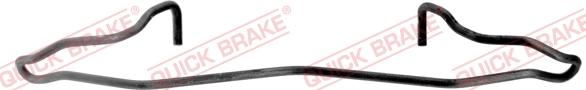 QUICK BRAKE 109-1186-1 - Комплектуючі, колодки дискового гальма autocars.com.ua