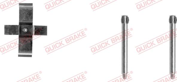 QUICK BRAKE 109-1195-1 - Комплектующие для колодок дискового тормоза avtokuzovplus.com.ua