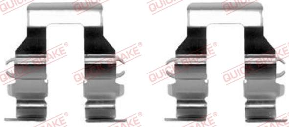 QUICK BRAKE 109-1199-1 - Комплектующие для колодок дискового тормоза avtokuzovplus.com.ua