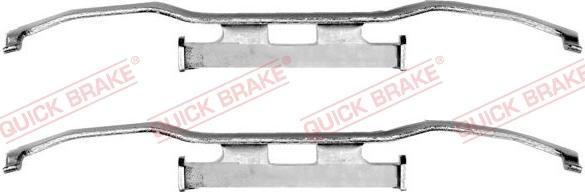 QUICK BRAKE 1091213 - Комплектуючі, колодки дискового гальма autocars.com.ua
